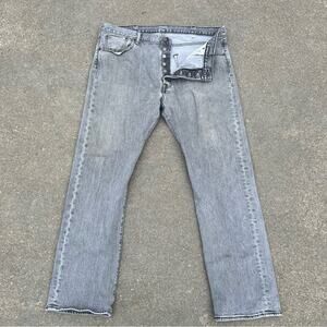 Levi’s 501 button fly classic fit jeans gray size 40 x 32